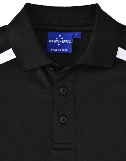 Picture of Winning Spirit, Mens Contrast SS Polo.